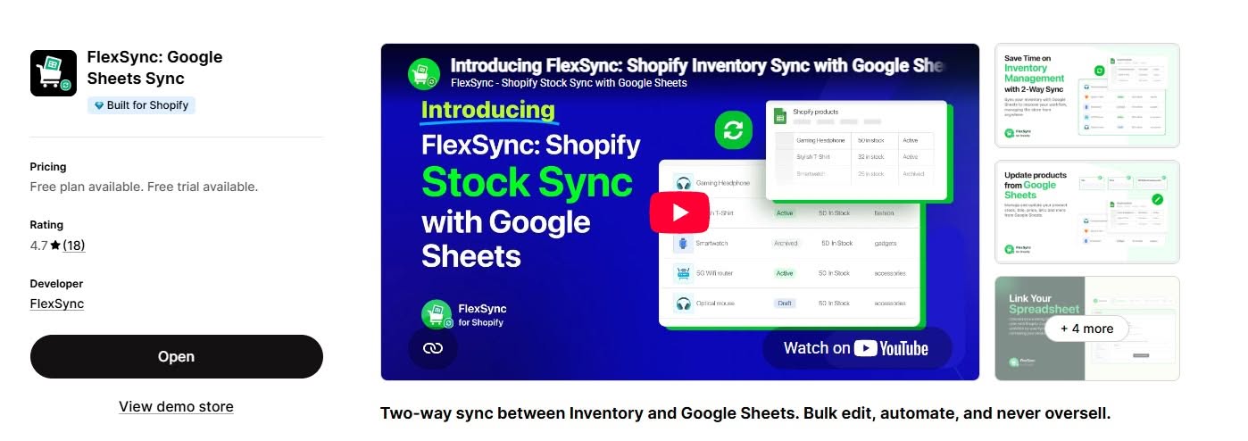 FlexSync- Google Sheet Sync